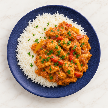 Chicken Masala avec riz blanc basmati