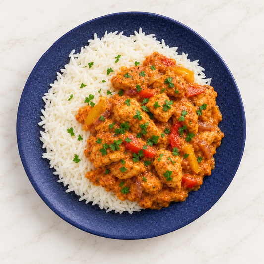 Chicken Masala avec riz blanc basmati