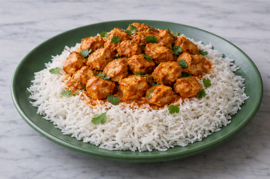 Chicken Masala avec riz blanc basmati