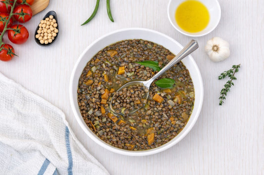 Soupe aux lentille et légumes