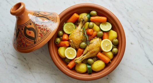 Tajine aux pilons de poulet et olives